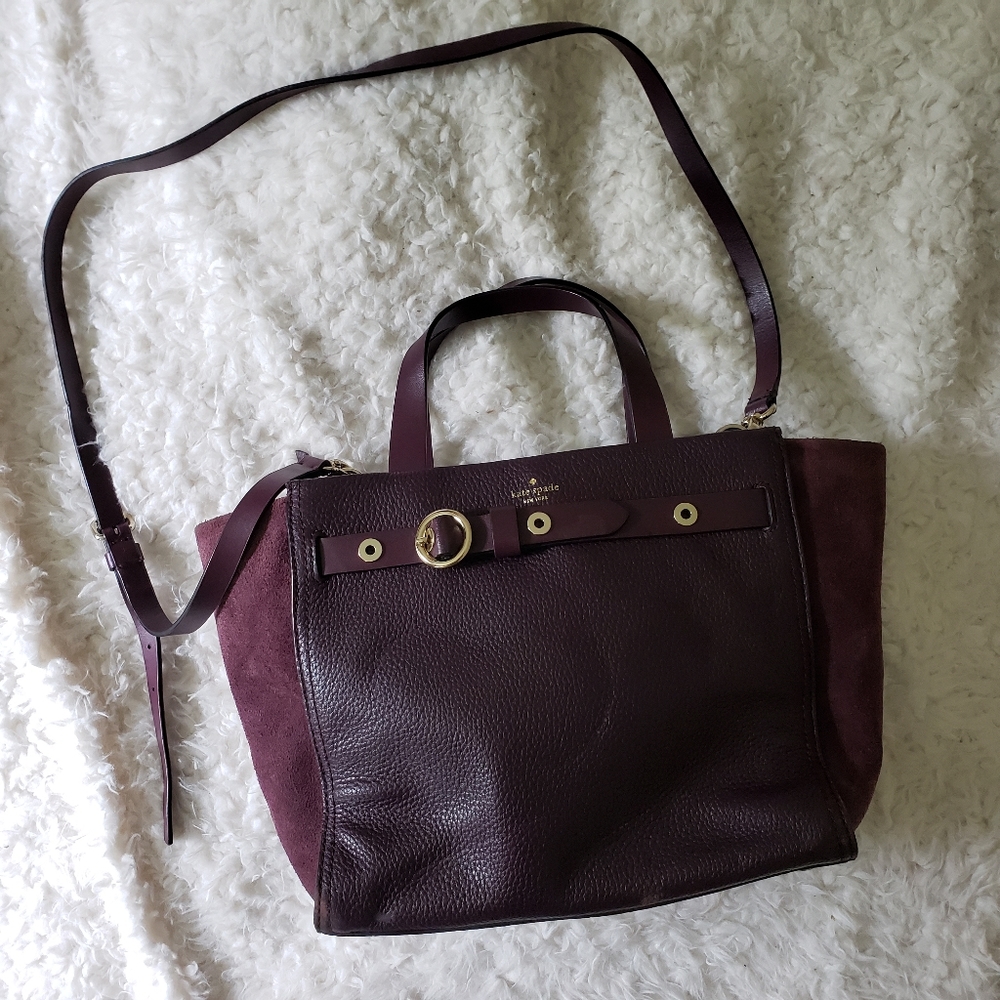 kate spade • purple leather purse